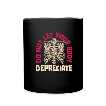 Comptable Conseiller fiscal Lustig - Mug uni - noir - Devant