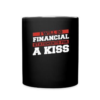 Expert-comptable, Conseiller fiscal, Lustig - Mug uni - noir - Devant