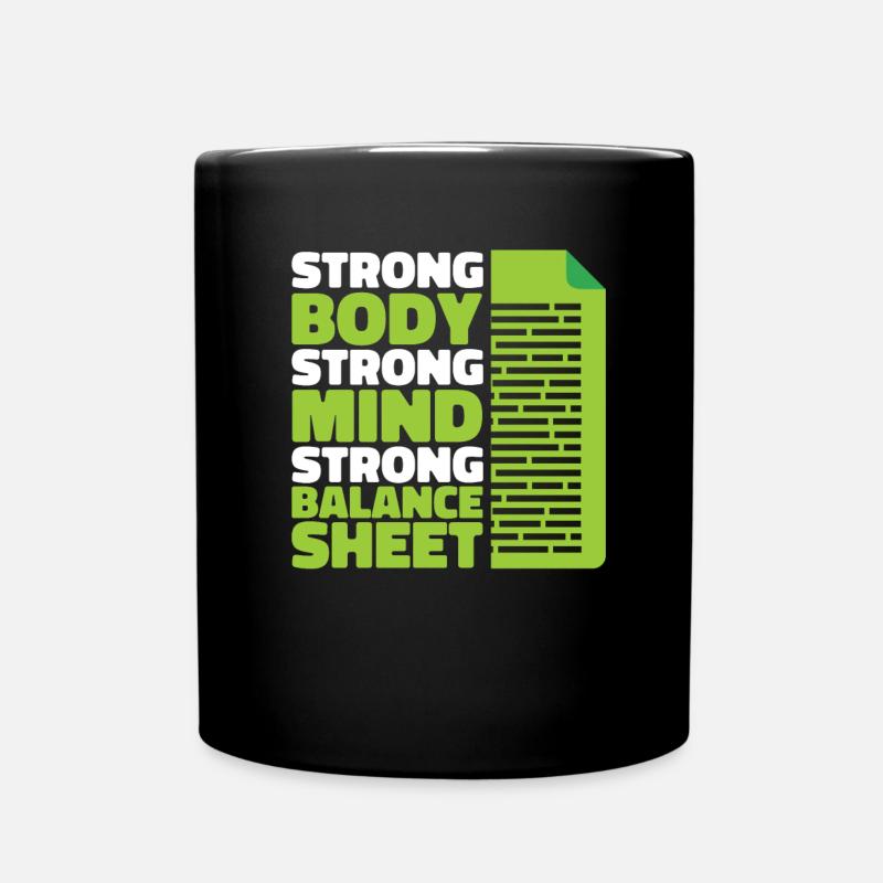 Buchhalter Steuerberater Lustig - Tasse einfarbig - Schwarz