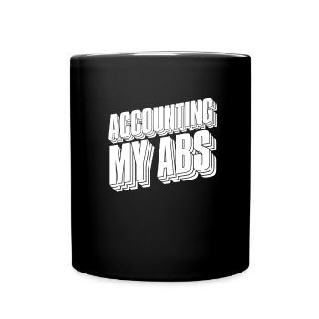 Accountant Tax Advisor Abs Sexy Accountant - Full Colour Mug - black - Front