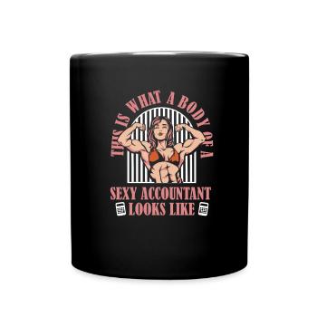 Accountant Tax Advisor Lustig - Full Colour Mug - black - Front