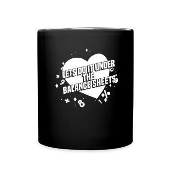 Buchhalter Steuerberater Lustig - Tasse einfarbig - Schwarz - Vorne