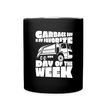 Truck Driver Trucker Truck Driver Funny - Full Colour Mug - black - Front