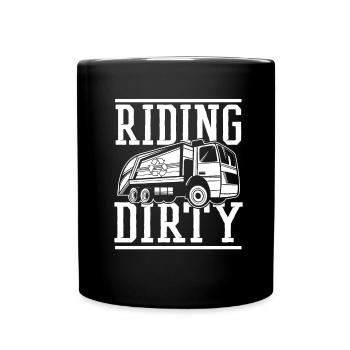 Truck Driver Trucker Truck Driver Driver - Full Colour Mug - black - Front