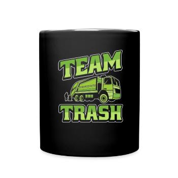 Truck Driver Trucker Truck Driver Funny - Full Colour Mug - black - Front