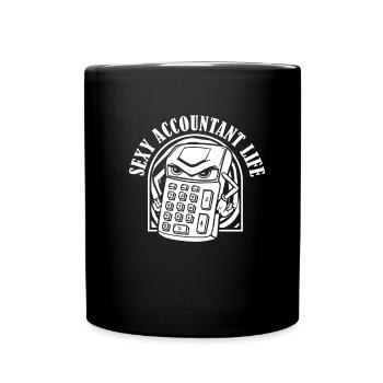 Accountant Tax Advisor Sexy Accountant - Full Colour Mug - black - Front