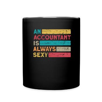 Comptable Conseiller fiscal Sexy Comptable - Mug uni - noir - Devant
