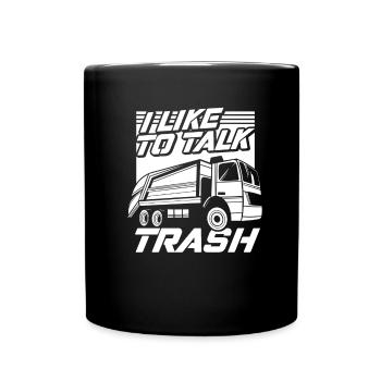 Truck Driver Trucker Truck Driver Funny - Full Colour Mug - black - Front