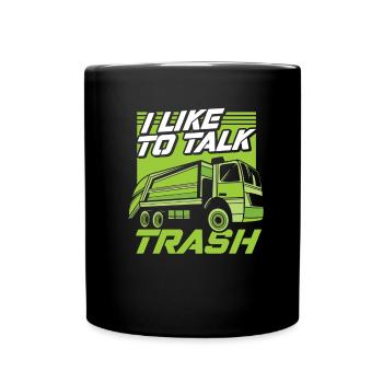 Truck Driver Trucker Truck Driver Funny - Full Colour Mug - black - Front