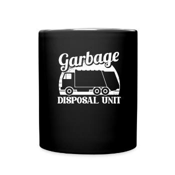 Camionneur Camionneur Camionneur Élimination - Mug uni - noir - Devant