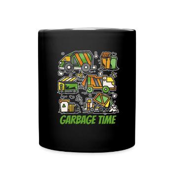 Truck Driver Trucker Truck Driver Funny - Full Colour Mug - black - Front