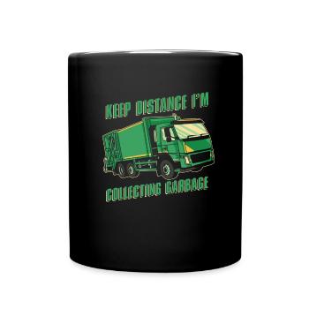 Camionneur Camionneur Camionneur Chauffeur - Mug uni - noir - Devant