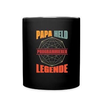 Entwickler Coder Programmierer - Tasse einfarbig - Schwarz - Vorne