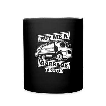 Truck Driver Trucker Truck Driver Funny - Full Colour Mug - black - Front