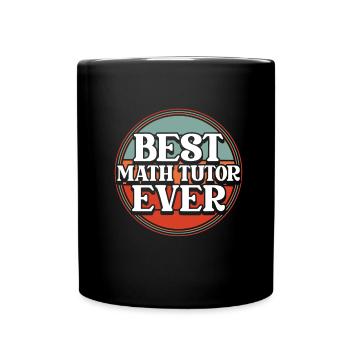 Professeur de mathématiques Professeur de mathématiques Tuteur de mathématiques - Mug uni - noir - Devant
