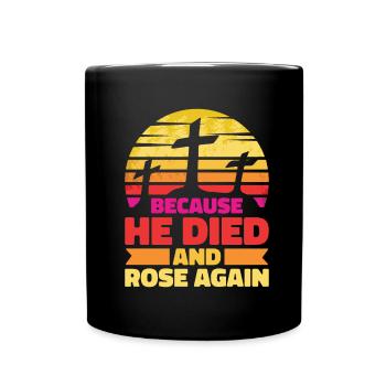 Christ Christentum - Tasse einfarbig - Schwarz - Vorne