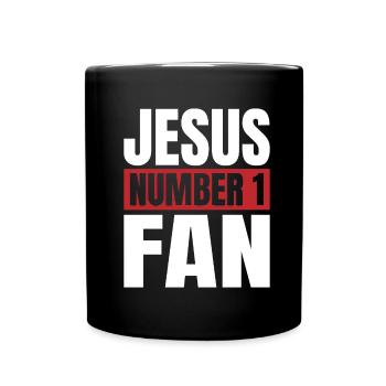 Christ Christianity Cool - Full Colour Mug - black - Front