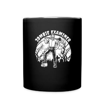 Zombie Halloween - Tasse einfarbig - Schwarz - Vorne