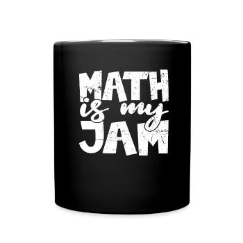 Math Teacher Math Teacher Math Tutor - Full Colour Mug - black - Front