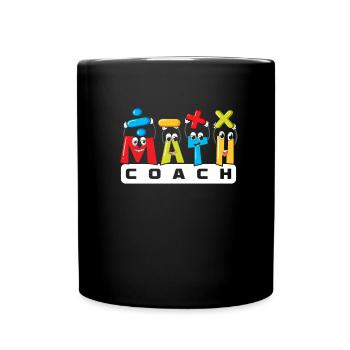 Professeur de mathématiques Professeur de mathématiques Tuteur de mathématiques - Mug uni - noir - Devant