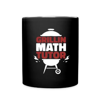 Professeur de mathématiques Professeur de mathématiques Grill - Mug uni - noir - Devant