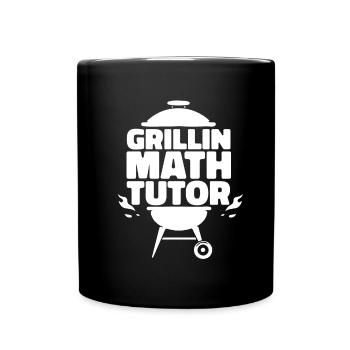 Professeur de mathématiques Professeur de mathématiques Grill - Mug uni - noir - Devant