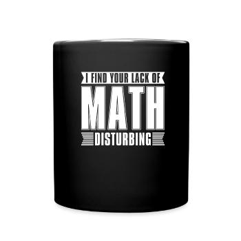 Professeur de mathématiques Professeur de mathématiques Drôle - Mug uni - noir - Devant