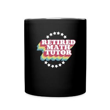 Professeur de mathématiques Professeur de mathématiques Tuteur de mathématiques - Mug uni - noir - Devant
