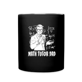 Professeur de mathématiques Professeur de mathématiques Papa - Mug uni - noir - Devant