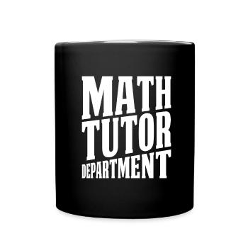 Mathelehrer Mathe Lehrer Abteilung - Tasse einfarbig - Schwarz - Vorne
