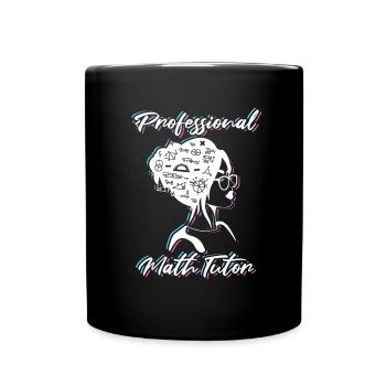 Professeur de mathématiques Professeur de mathématiques Tuteur de mathématiques - Mug uni - noir - Devant