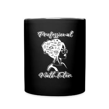 Professeur de mathématiques Professeur de mathématiques Tuteur de mathématiques - Mug uni - noir - Devant