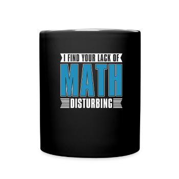 Professeur de mathématiques Professeur de mathématiques Drôle - Mug uni - noir - Devant