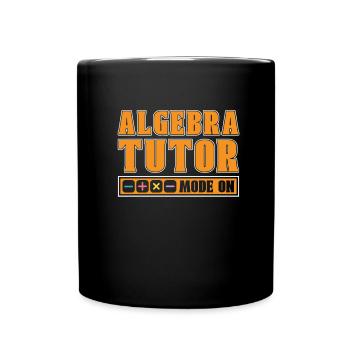 Math Teacher Math Teacher Algebra - Full Colour Mug - black - Front