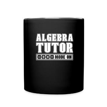 Math Teacher Math Teacher Algebra - Full Colour Mug - black - Front