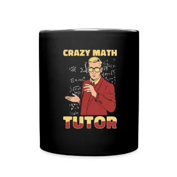 Professeur de maths Professeur de maths Fou - Mug uni - noir - Devant