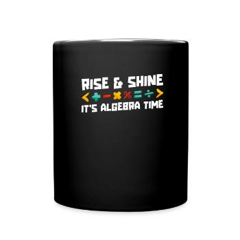 Math Teacher Math Teacher Algebra - Full Colour Mug - black - Front