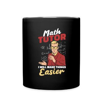 Professeur de mathématiques Professeur de mathématiques Drôle - Mug uni - noir - Devant