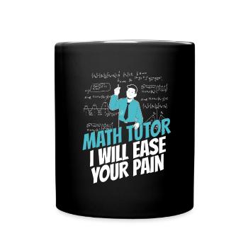 Professeur de mathématiques Professeur de mathématiques Drôle - Mug uni - noir - Devant