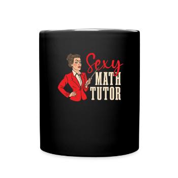 Professeur de maths Professeur de maths sexy - Mug uni - noir - Devant