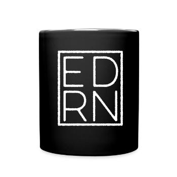 Nurse Emergency Nurse Ed Rn - Full Colour Mug - black - Front