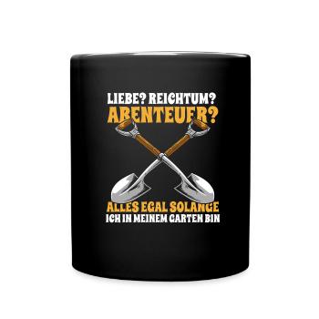 Hobby gardener garden - Full Colour Mug - black - Front