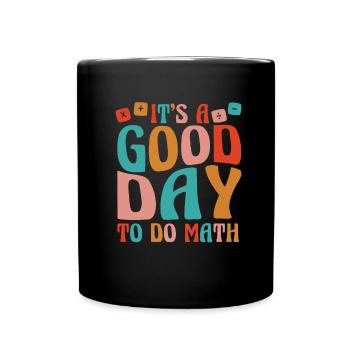 Professeur de mathématiques Professeur de mathématiques Tuteur de mathématiques - Mug uni - noir - Devant