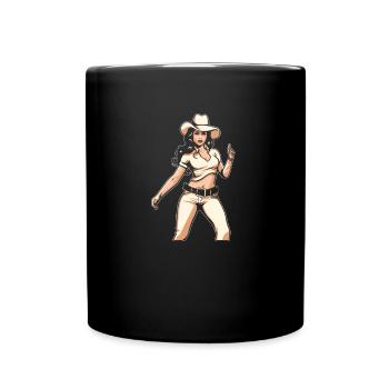 Line Dancing - Full Colour Mug - black - Front