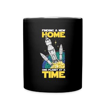 Space Colonization - Full Colour Mug - black - Front