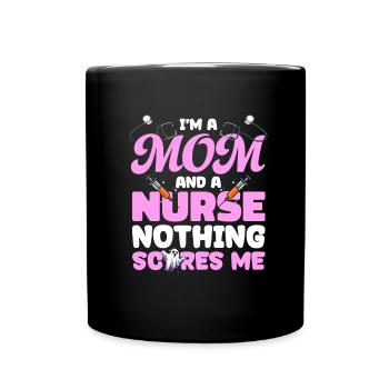 Infirmière Maman Infirmière d’urgence - Mug uni - noir - Devant