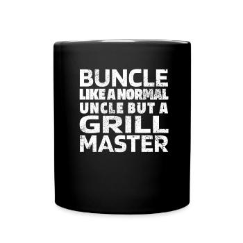 Grillades BBQ Oncle - Mug uni - noir - Devant
