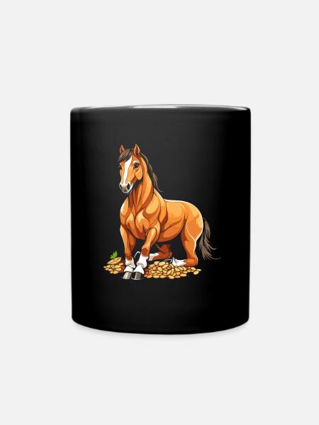 Cheval Equestre - Mug uni - noir