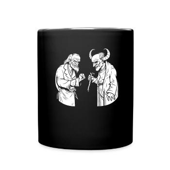 Christian Christianity Funny - Full Colour Mug - black - Front