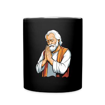 Christ Christentum Beten - Tasse einfarbig - Schwarz - Vorne